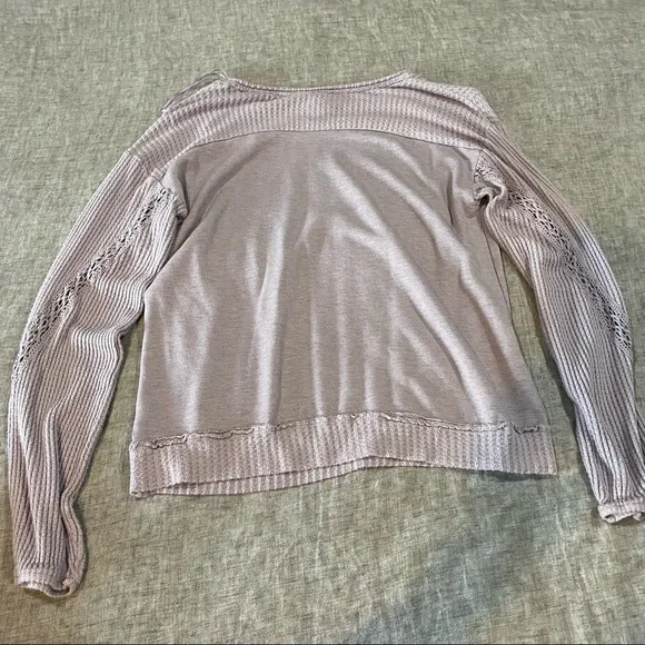 Knox Rose Lilac Purple Long Sleeve Blouse Size Medium - Picture 8 of 11